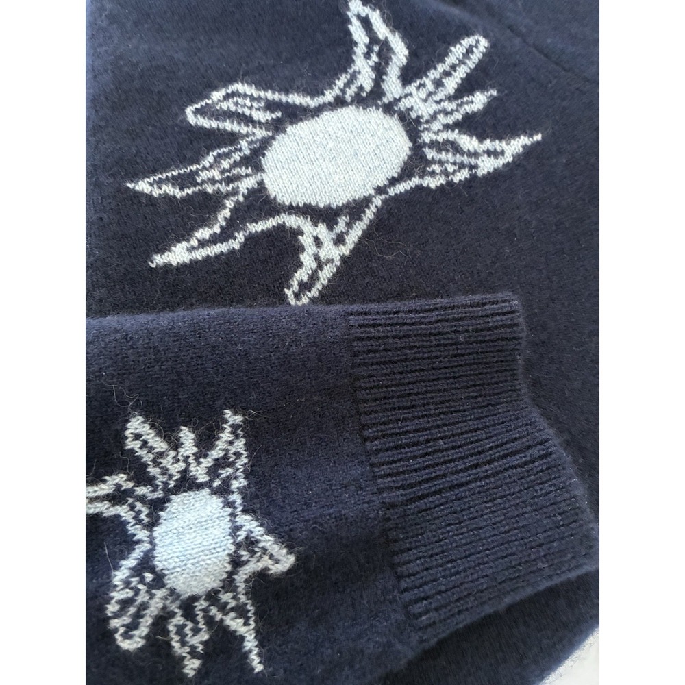 LERET LERET No. 90 Navy Cardigan Sweater Mongolian Cashmere Limited Edition XXS - Picture 12 of 14